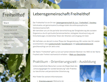 Tablet Screenshot of freiheithof.de